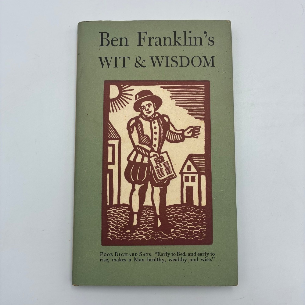 Ben Franklins Wit & Wisdom Peter Pauper Press Hardcover Vintage Poor Richard